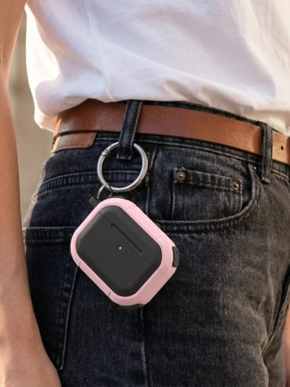 Pink AirPods Pro Heavy Duty Case - Shockproof Armor Cover